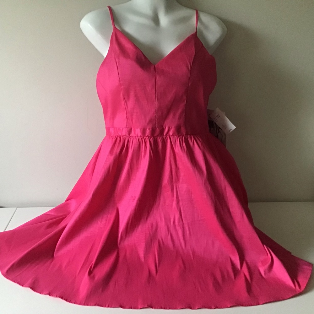 Dress 11 Hot Pink Halter NWT Honey & Rosie